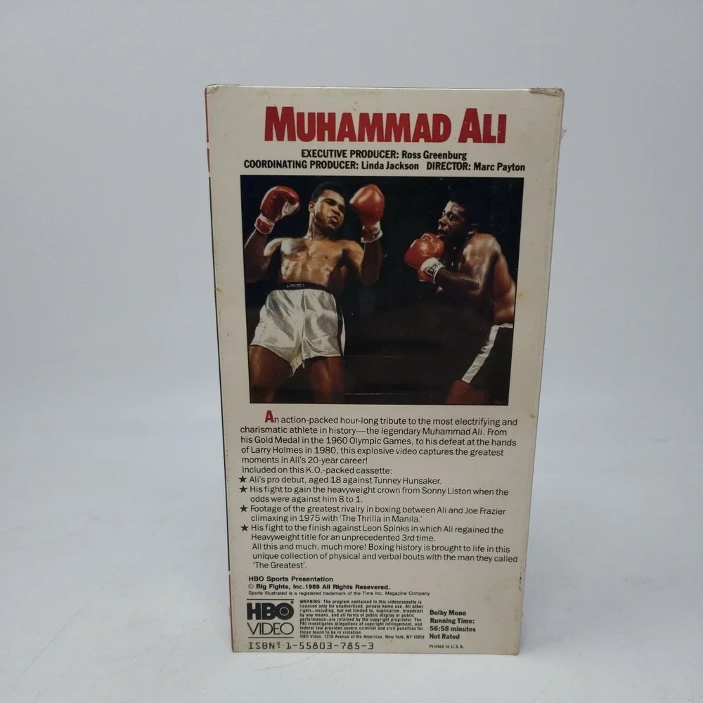 Muhammad Ali Sports Illustrated En Español VHS Video Boxing's Best New Nuevo HBO
